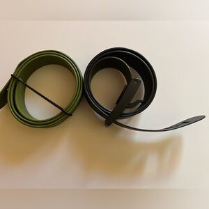 Two C4 equestrian belts